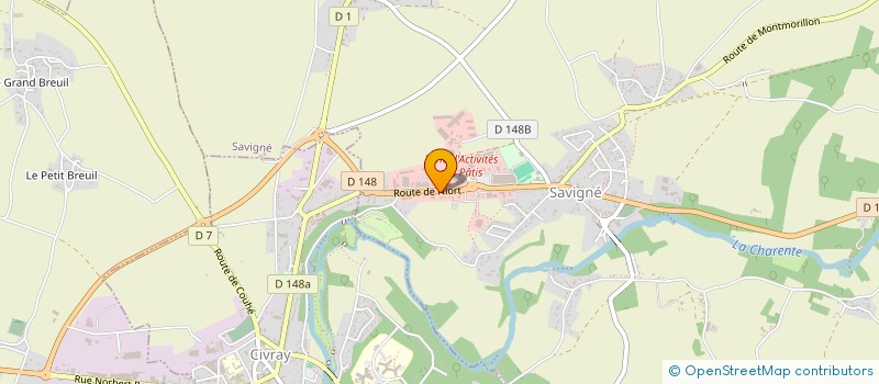 localisation de l'entreprise ANBEALISE à SAVIGNE