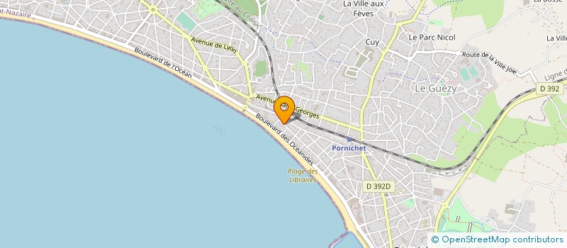 localisation de l'entreprise ANBER INVEST à PORNICHET
