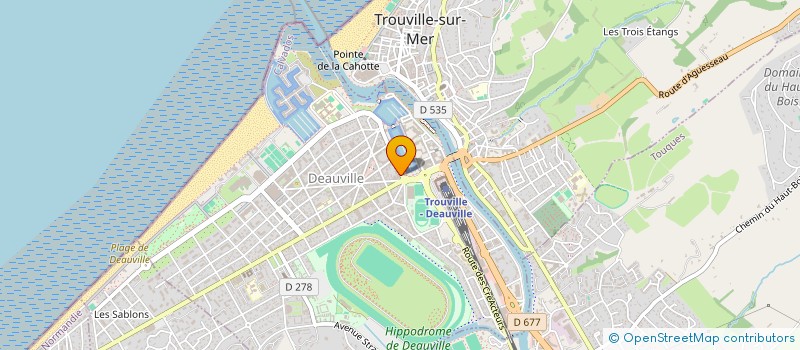 localisation de l'entreprise ANBESSA à DEAUVILLE