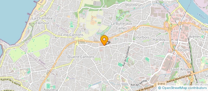 localisation de l'entreprise ANBISO-MARINE à BAYONNE