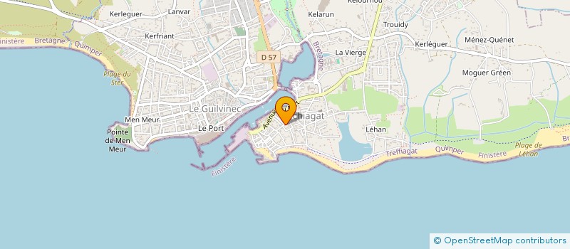 localisation de l'entreprise ANBOTO  GUILVINEC