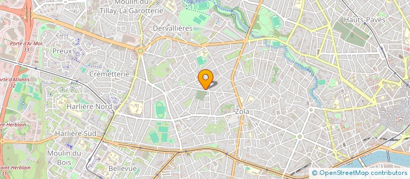 localisation de l'entreprise ANBROC à NANTES
