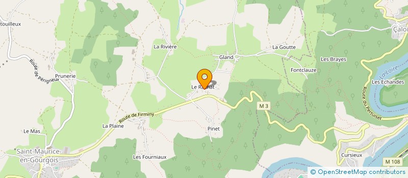 localisation de l'entreprise ANC  SAINT-MAURICE-EN-GOURGOIS