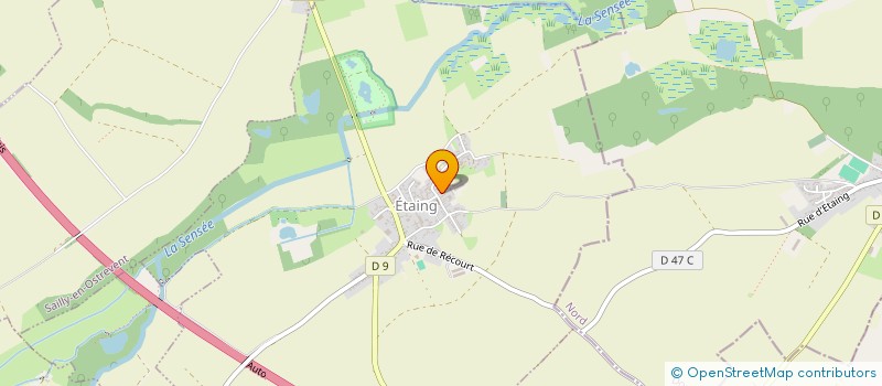 localisation de l'entreprise ANC (ARRAS NATIONAL COURTAGE)  ETAING