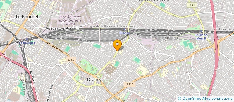 localisation de l'entreprise ANC BAT  DRANCY