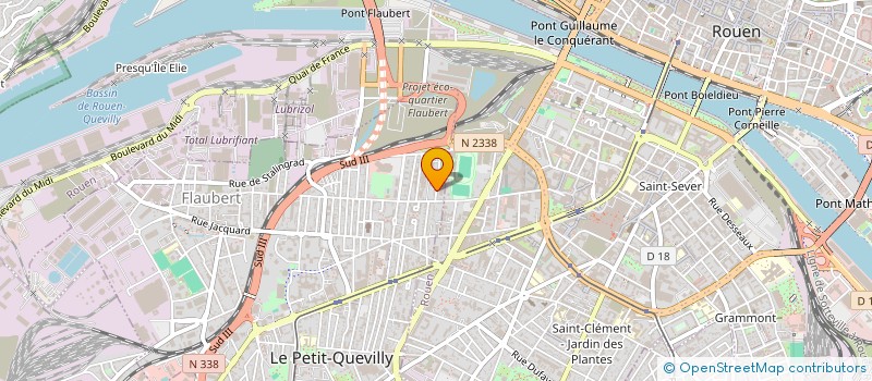 localisation de l'entreprise ANC CONSEILS à LE PETIT-QUEVILLY