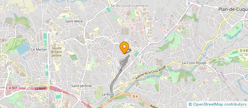 localisation de l'entreprise ANC CONSTRUCTION à MARSEILLE