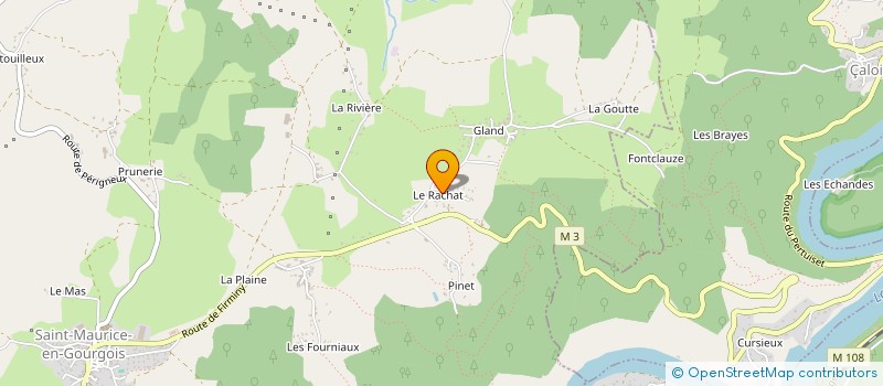 localisation de l'entreprise ANC DALLE  LE CHAMBON-FEUGEROLLES