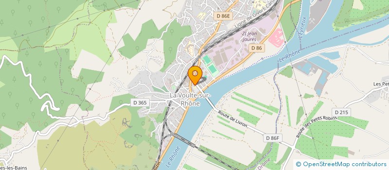localisation de l'entreprise ANC ELEVES ECOLE LAIQUE CINEMA à LA VOULTE-SUR-RHONE
