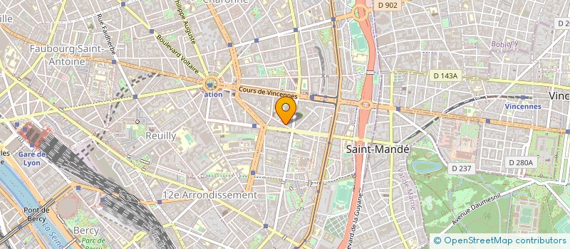 localisation de l'entreprise ANC ETABL SOUGNIEZ VAILLANT à PARIS
