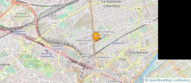localisation de l'entreprise ANC ETS AELION ET CIE à COURBEVOIE