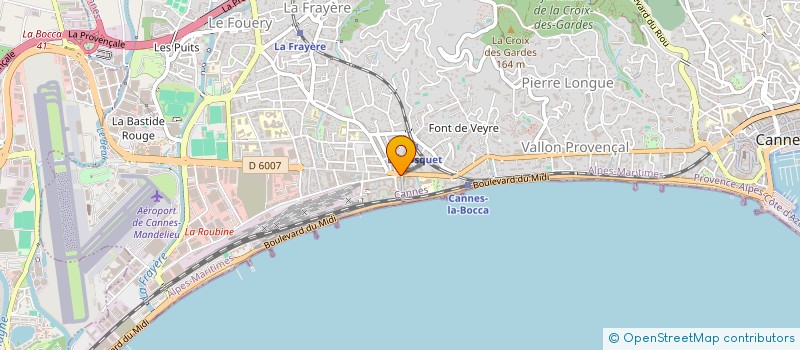 localisation de l'entreprise ANC ETS BRUN PORCEL FAIEN VERR à CANNES
