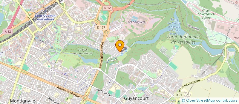 localisation de l'entreprise ANC ETS POUMARAT MALIN CHAUMAT à GUYANCOURT