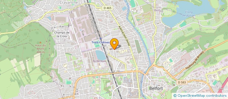 localisation de l'entreprise ANC FINANCES à BELFORT