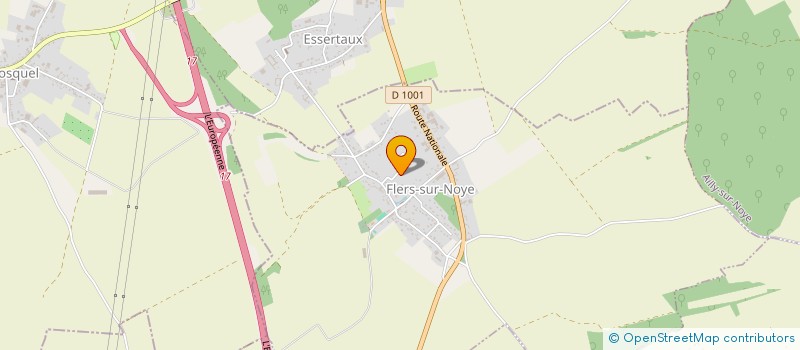 localisation de l'entreprise ANC IMMO  FLERS-SUR-NOYE