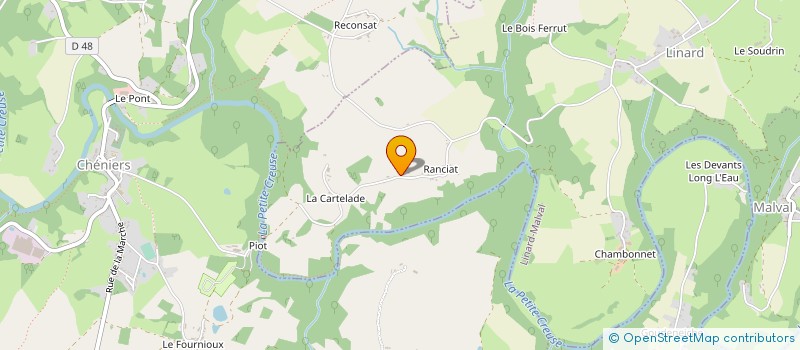 localisation de l'entreprise ANCA  LINARD-MALVAL