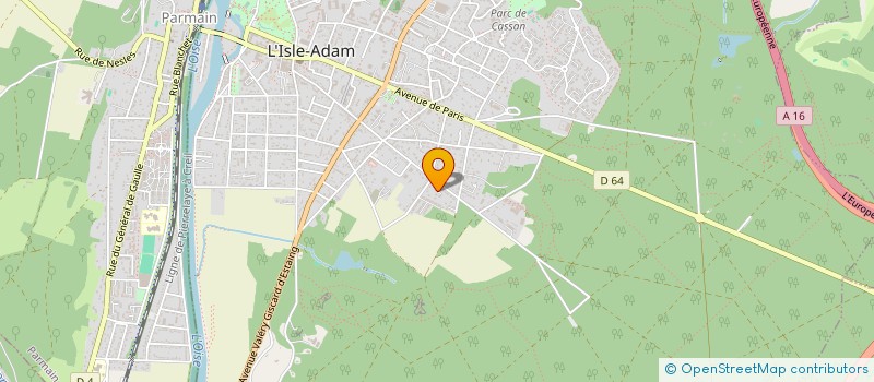 localisation de l'entreprise ANCA  L'ISLE-ADAM