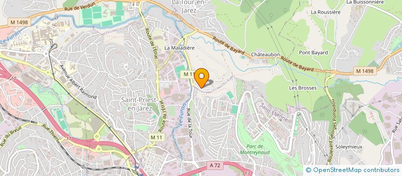 localisation de l'entreprise ANCA  LA TOUR-EN-JAREZ