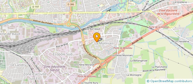 localisation de l'entreprise ANCA DU ROCH  CESSON-SEVIGNE