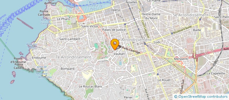 localisation de l'entreprise ANCA IMMOBILIER  MARSEILLE