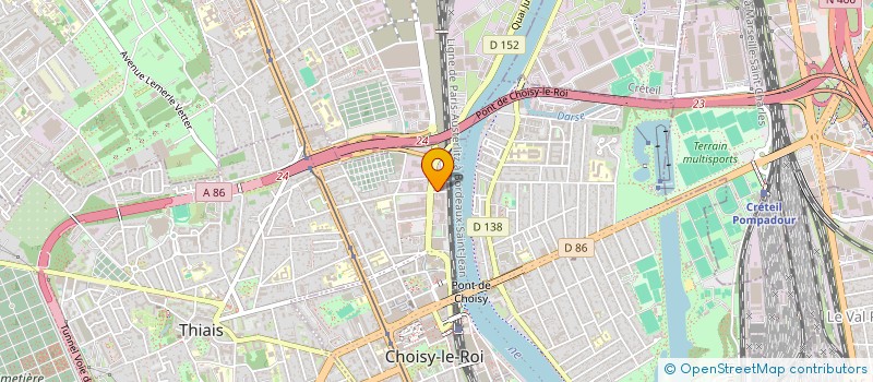 localisation de l'entreprise ANCA SARL à CHOISY-LE-ROI