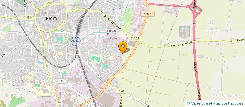 localisation de l'entreprise ANCAEM ENGG à RIOM