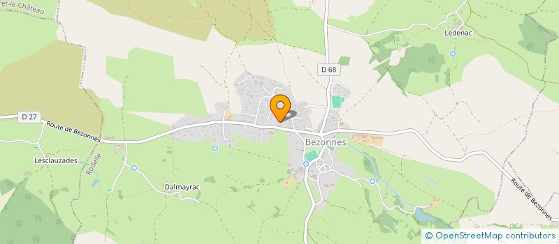 localisation de l'entreprise ANCALIEOS  RODELLE