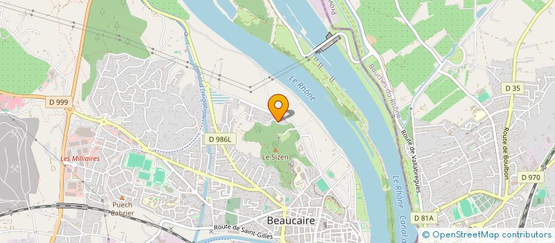 localisation de l'entreprise ANCAMA 2  BEAUCAIRE