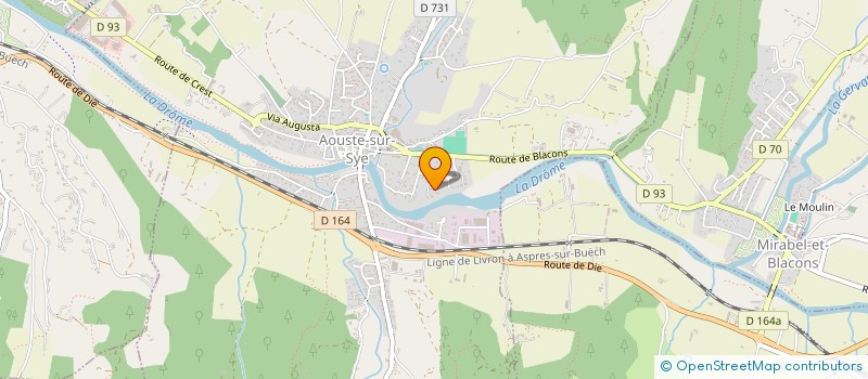 localisation de l'entreprise ANCAMAL  AOUSTE-SUR-SYE