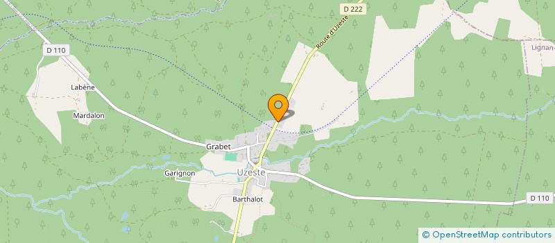 localisation de l'entreprise ANCAMO  UZESTE