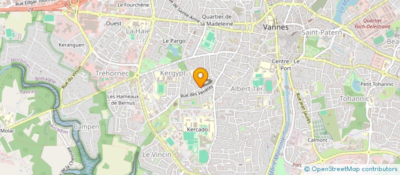 localisation de l'entreprise ANCAPAC à VANNES