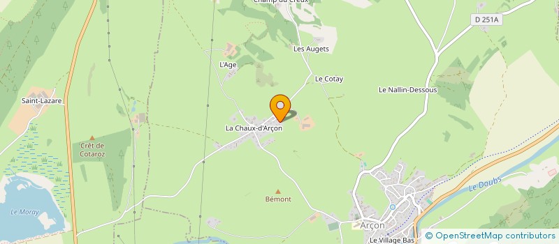 localisation de l'entreprise ANCAPANA  ARCON