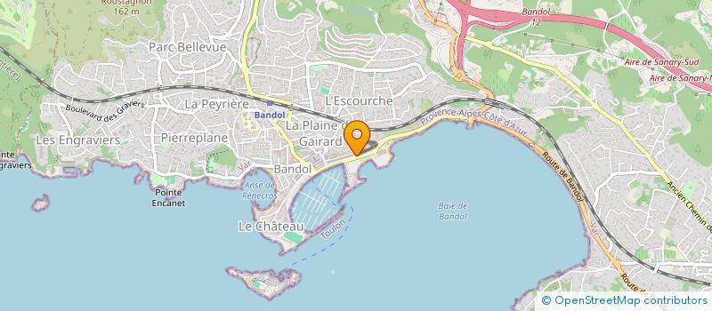 localisation de l'entreprise ANCARA à BANDOL