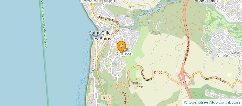 localisation de l'entreprise ANCARES à SAINT-PAUL