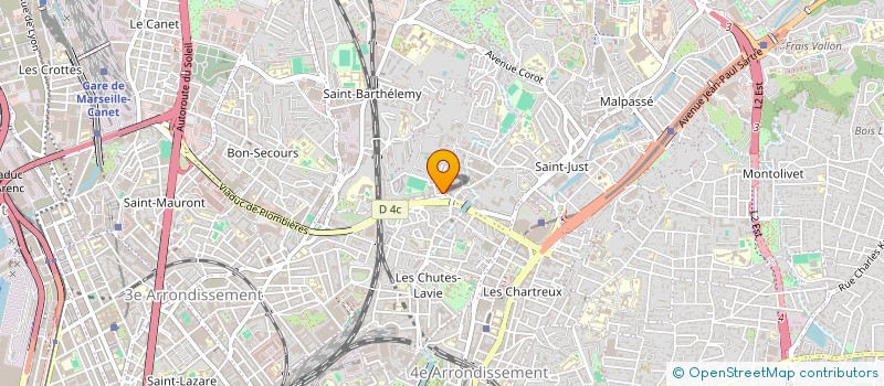 localisation de l'entreprise ANCAS à MARSEILLE