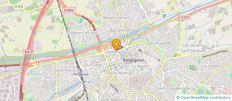 localisation de l'entreprise ANCASO à PERPIGNAN