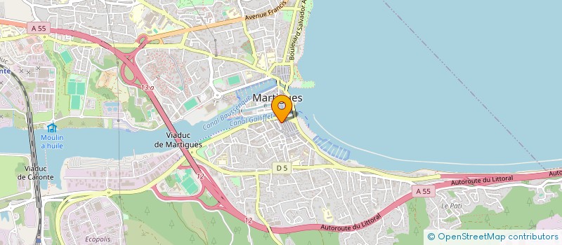 localisation de l'entreprise ANCAT à MARTIGUES