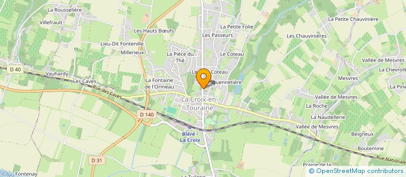 localisation de l'entreprise ANCAT à LA CROIX-EN-TOURAINE