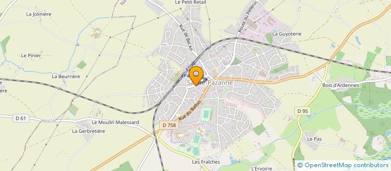 localisation de l'entreprise ANCAYA FINANCE à SAINTE-PAZANNE