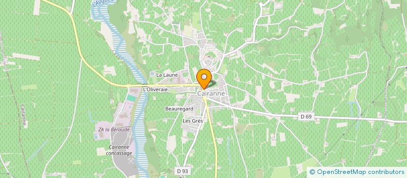 localisation de l'entreprise ANCB  CAIRANNE