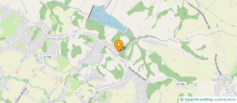 localisation de l'entreprise ANCE à SERRES-CASTET