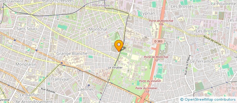 localisation de l'entreprise ANCE IMMOBILIER  LYON