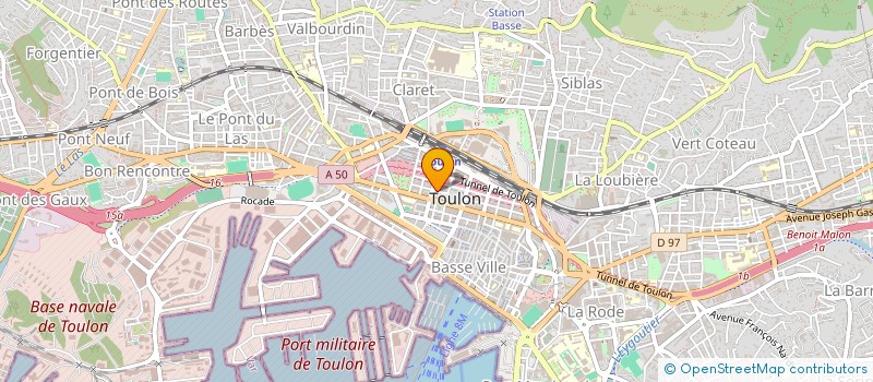 localisation de l'entreprise ANCEANA  TOULON