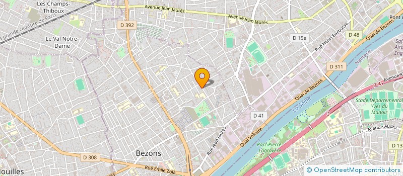 localisation de l'entreprise ANCEDE INGENIERIE à BEZONS