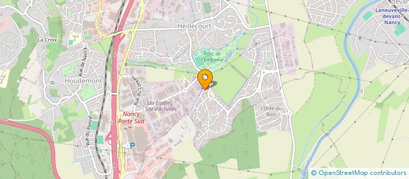 localisation de l'entreprise ANCEL  HEILLECOURT