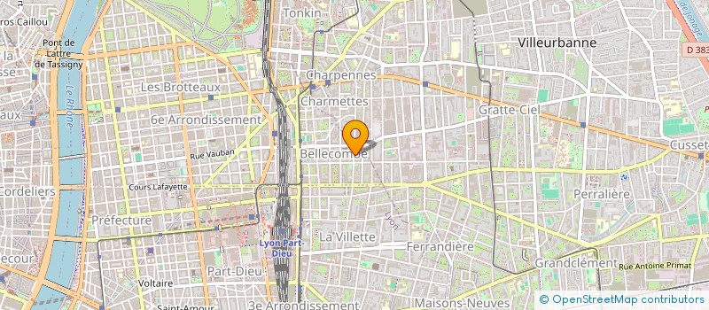 localisation de l'entreprise ANCEL & ASSOCIES à LYON