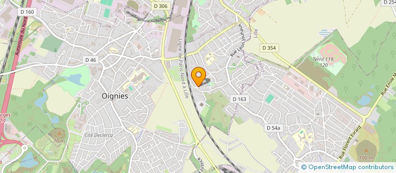 localisation de l'entreprise ANCEL LMNP  OIGNIES