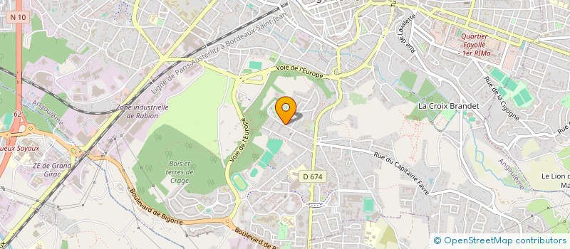 localisation de l'entreprise ANCELIN AUTOM ELEC à ANGOULEME