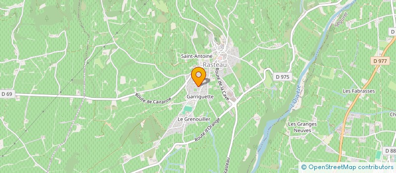 localisation de l'entreprise ANCELIN FA ADES  RASTEAU