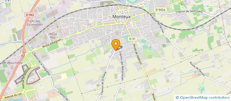 localisation de l'entreprise ANCELIN SABOURAUD TRANSPORTS à MONTEUX